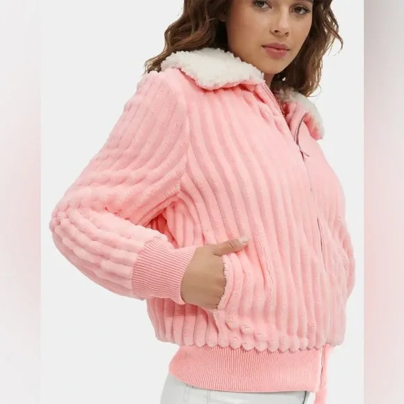 NWT UGG Viviana Bomber Jacket Cord. - Picture 8 of 15